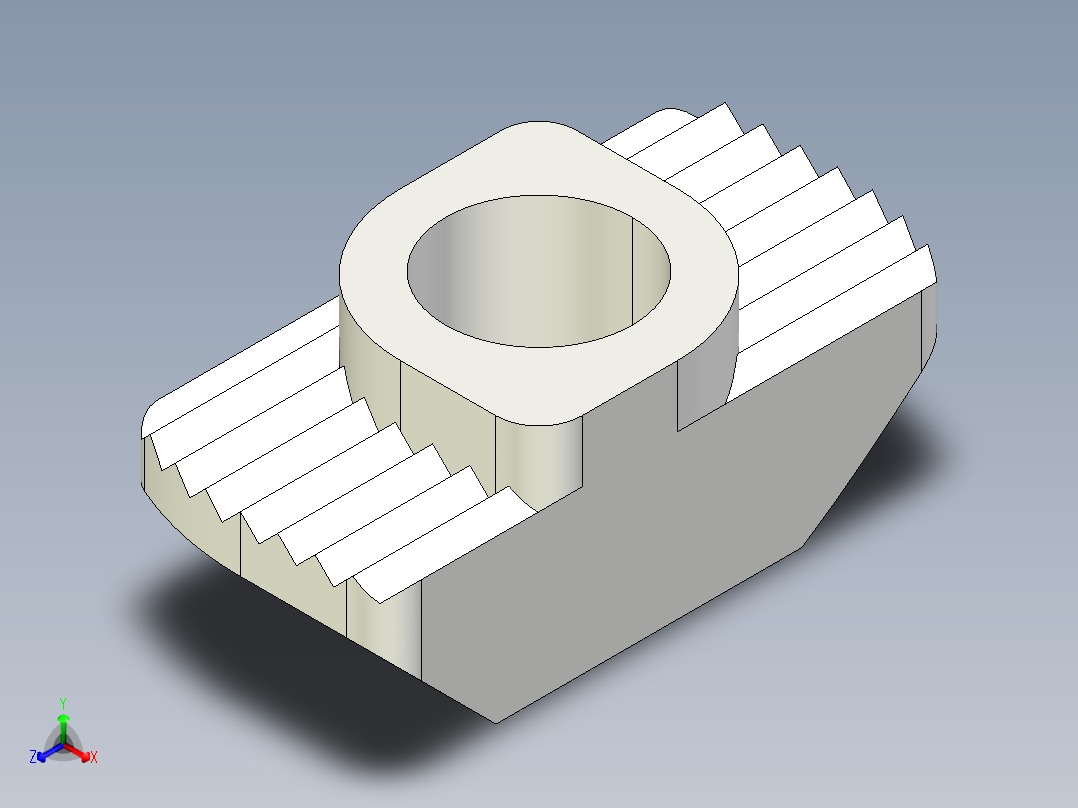 型材-BR 8 SLOT M5 T-NUT KJN501752主视图