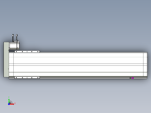VF丝杆传动-一般环境VF27-Lxx-C-S1100-BR-ZP75-D3前视缩略图