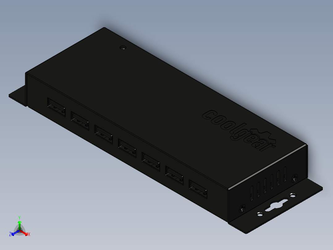 金属端口usb2.0集线器