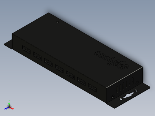 金属端口usb2.0集线器