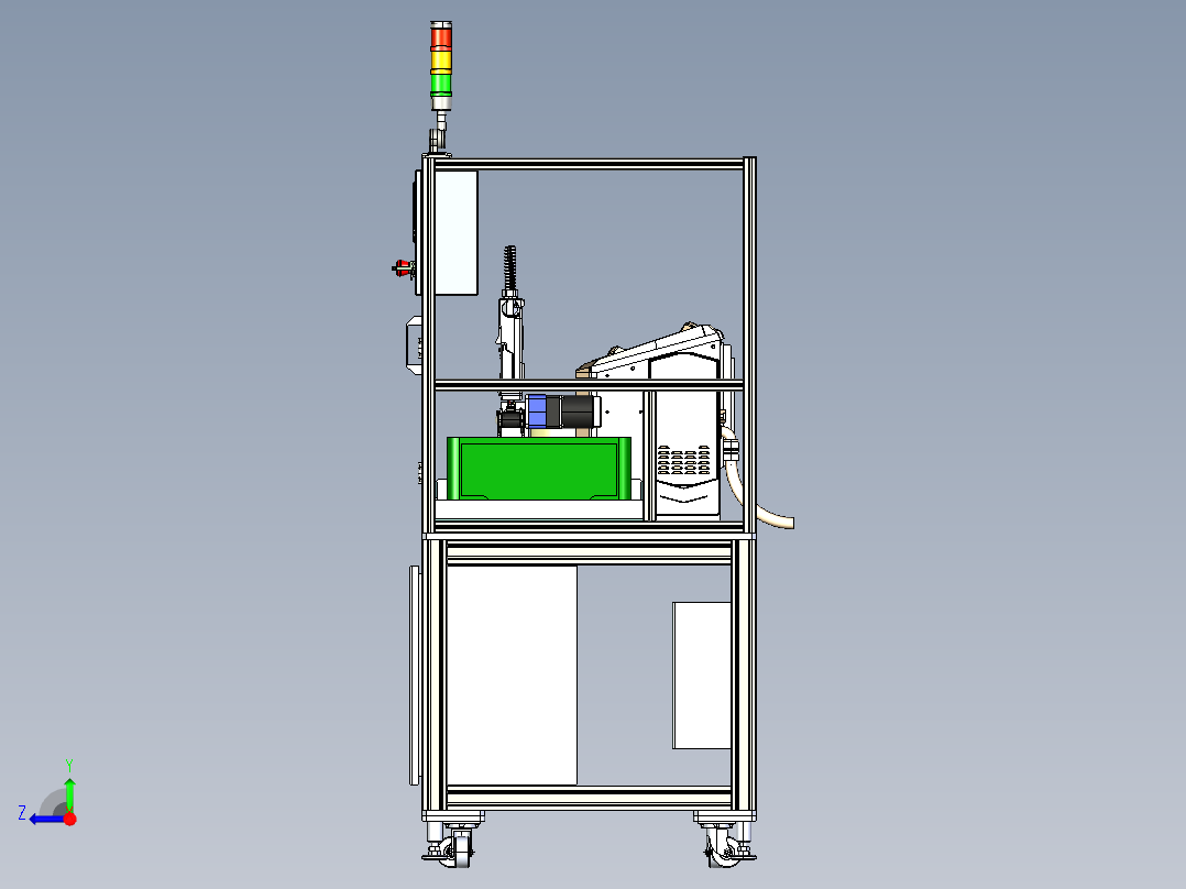 自动打码机右视图