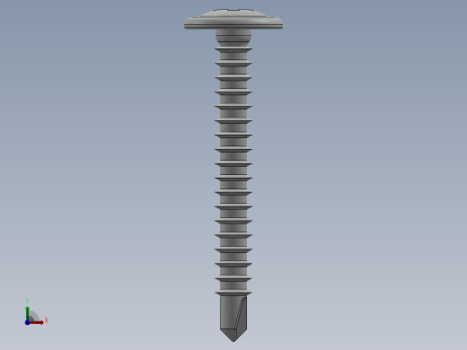 紧固件-Drill-Tip Saucer Screw-01