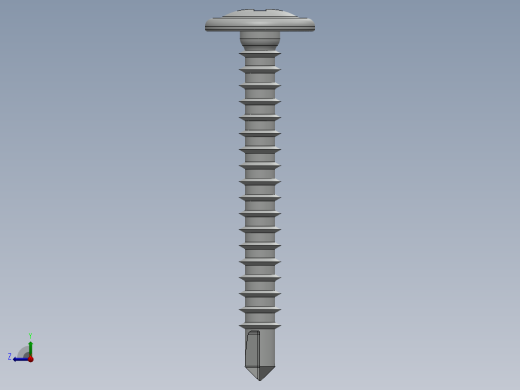 紧固件-Drill-Tip Saucer Screw-01右视缩略图