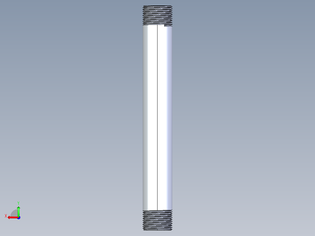 聚氯乙烯配件33-Sch80_Nipple_MPTxMPT_861-140_1in x 10in后视图