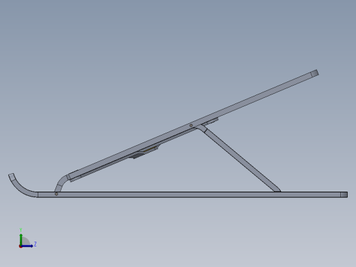 笔记本电脑支架左视缩略图