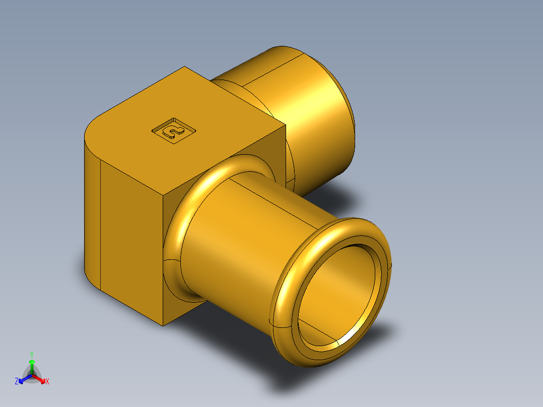 倒齿式工业管接头Beaded Hose Barb 90Deg Elbow Tube to Male Pipe 269HB-10-6主视图