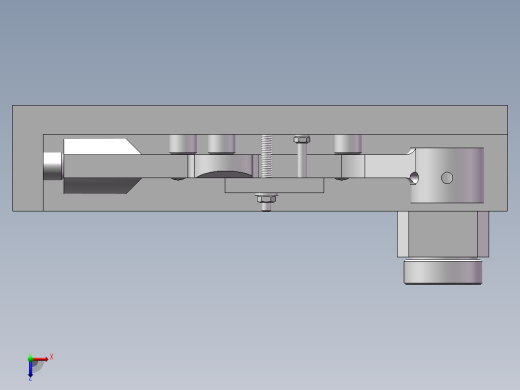 C1318自动车床手柄加工工艺及镗Φ16H7孔夹具设计【含三维SolidWorks】含钻套俯视缩略图