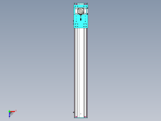 东锦齿条传动DH175G-L167-S1150-BU-减速机+750W俯视缩略图
