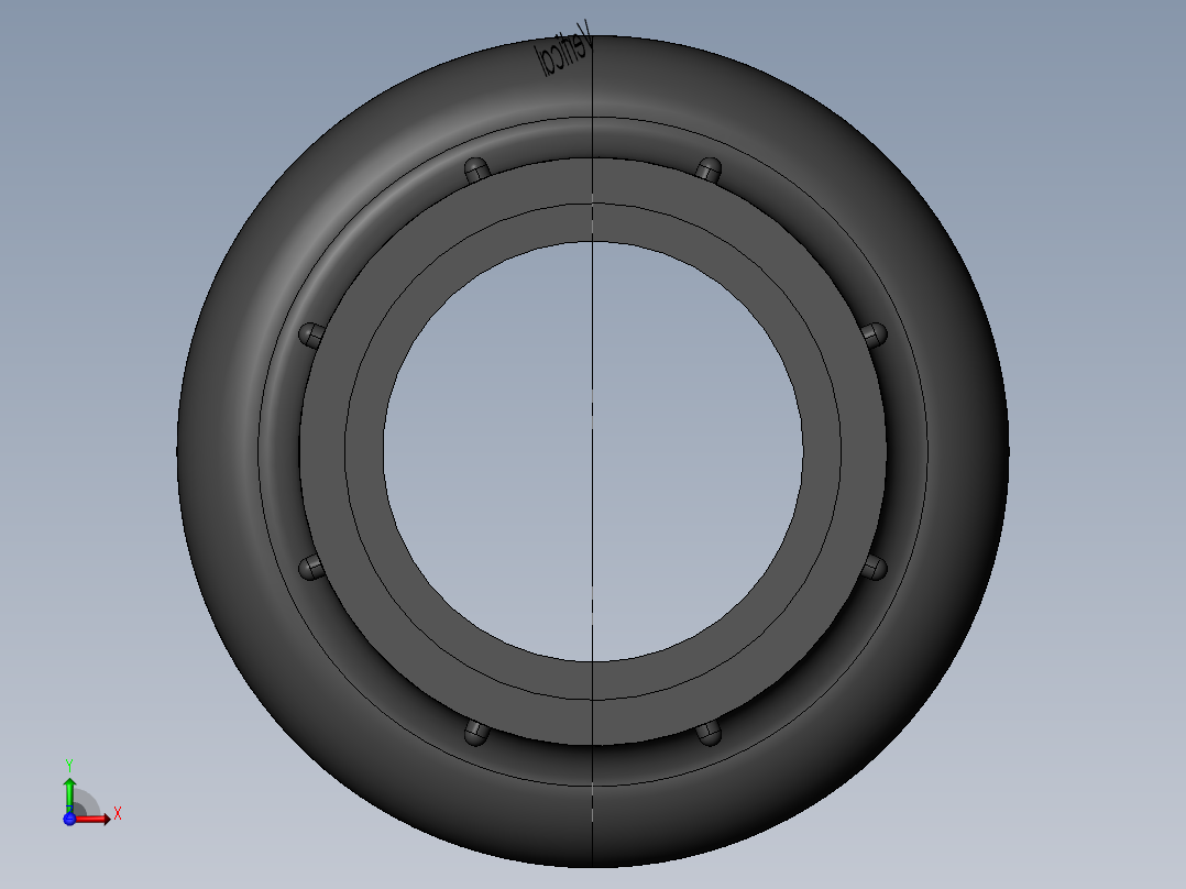 PVC管件-1.5in Check Valve前视图