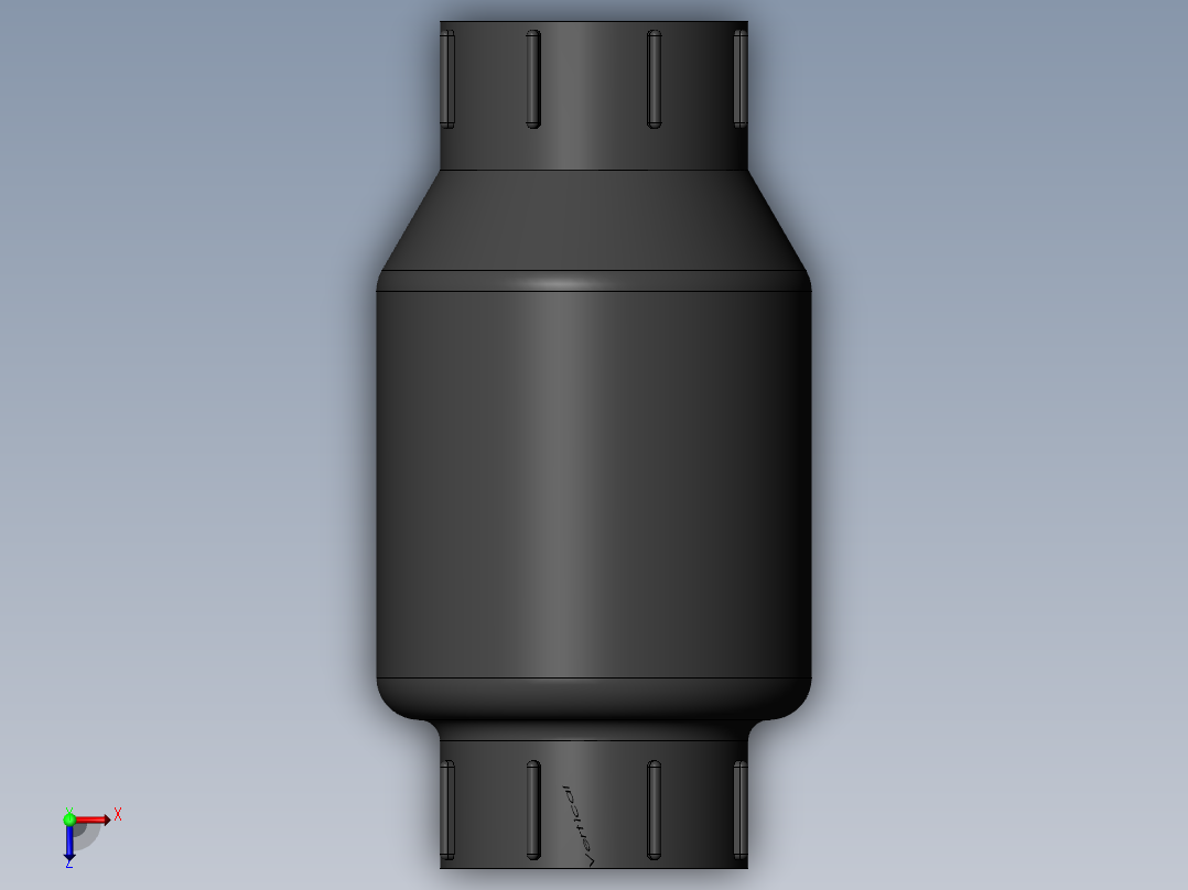 PVC管件-1.5in Check Valve俯视图
