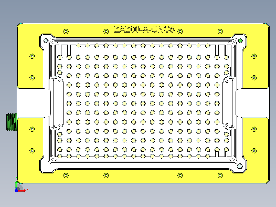ZAZ00-A-笔记本CNC工装夹具三维模型CNC5-1023前视图