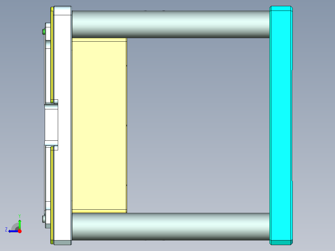 ZAZ00-A-笔记本CNC工装夹具三维模型CNC5-1023右视图