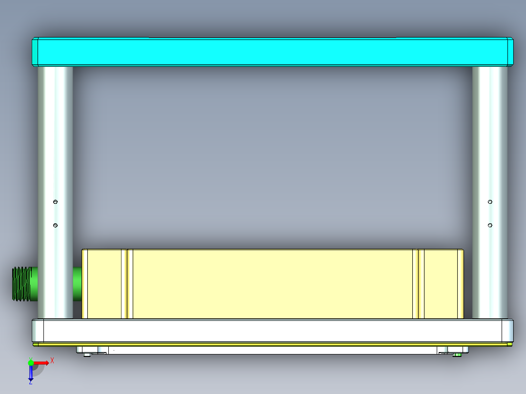 ZAZ00-A-笔记本CNC工装夹具三维模型CNC5-1023俯视图