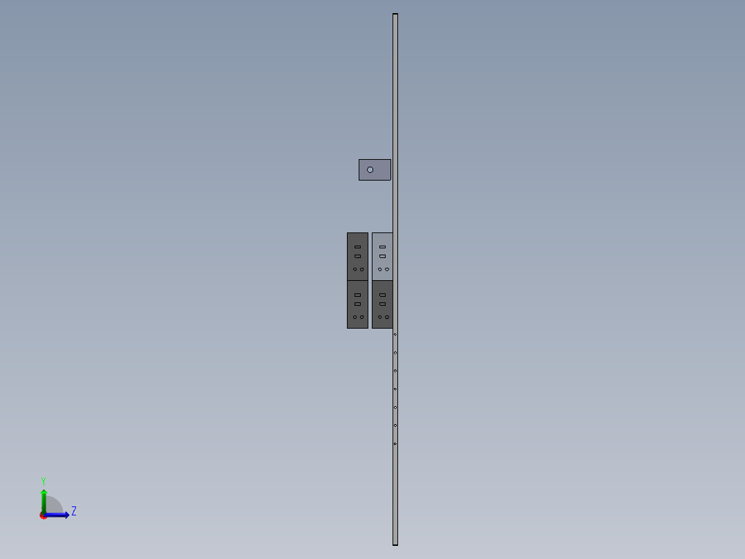SC光纤接头六合一测试机sw18可编辑左视图