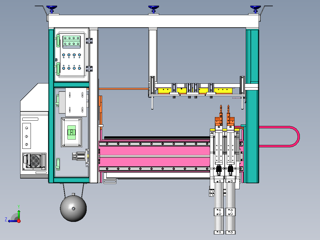 2023.02月-伺服可调双点电阻焊机sw19可编辑右视图