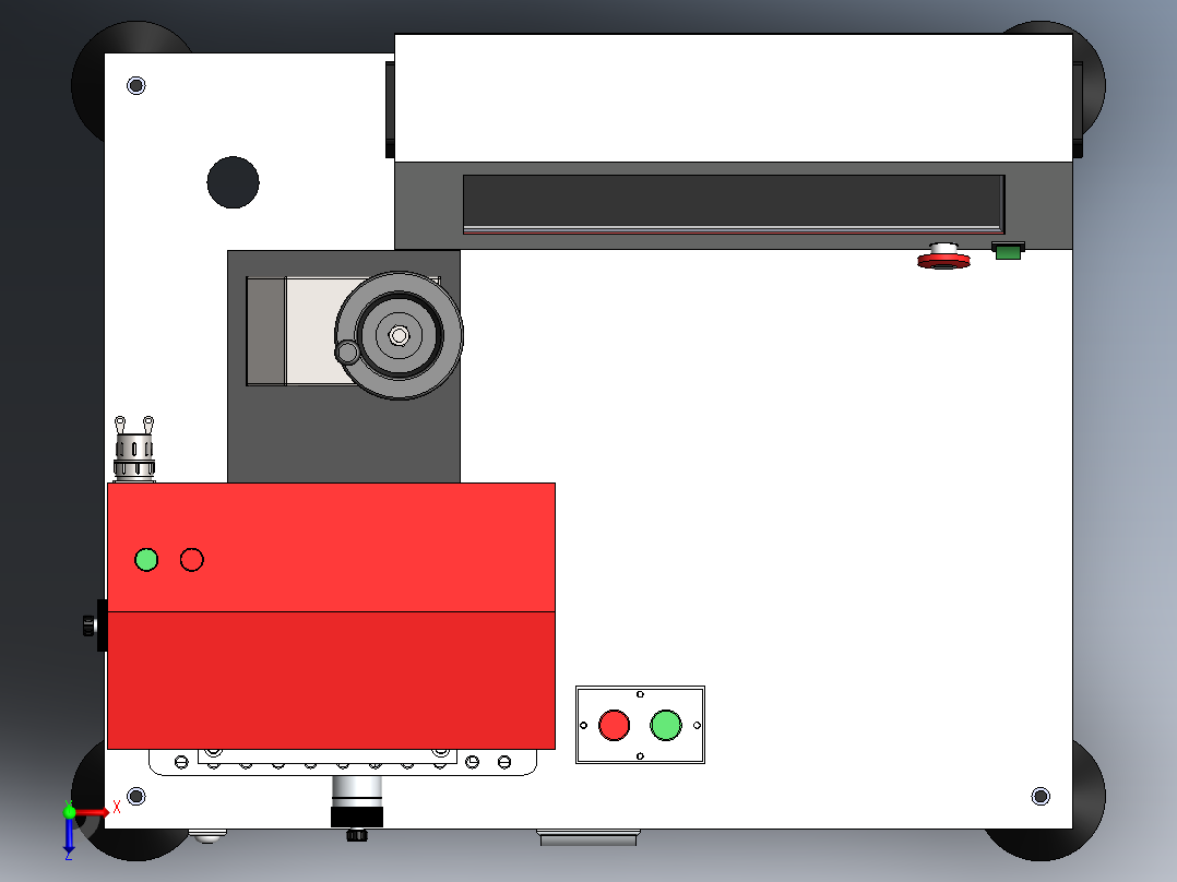 铭牌气动打标机sw16可编辑俯视图