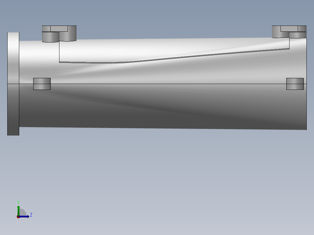 手掌建模左视图