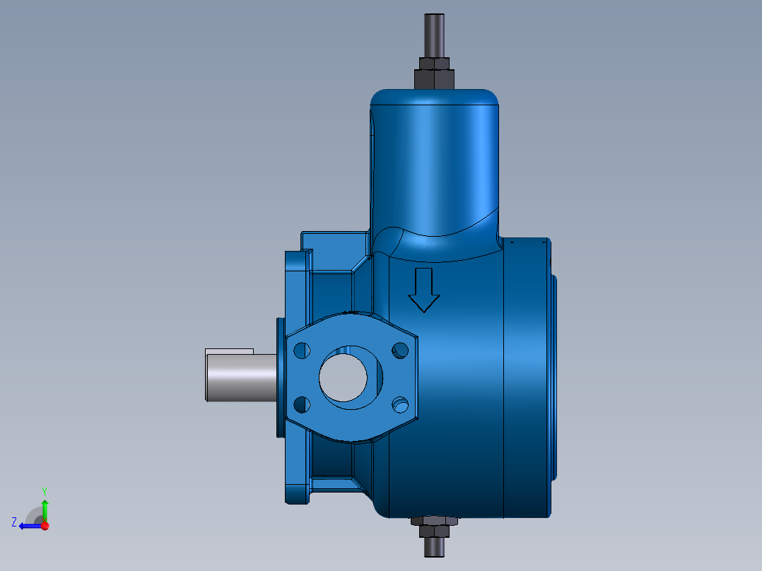 Continental Hydraulics-PVR50 Vane Pump液压元件右视图