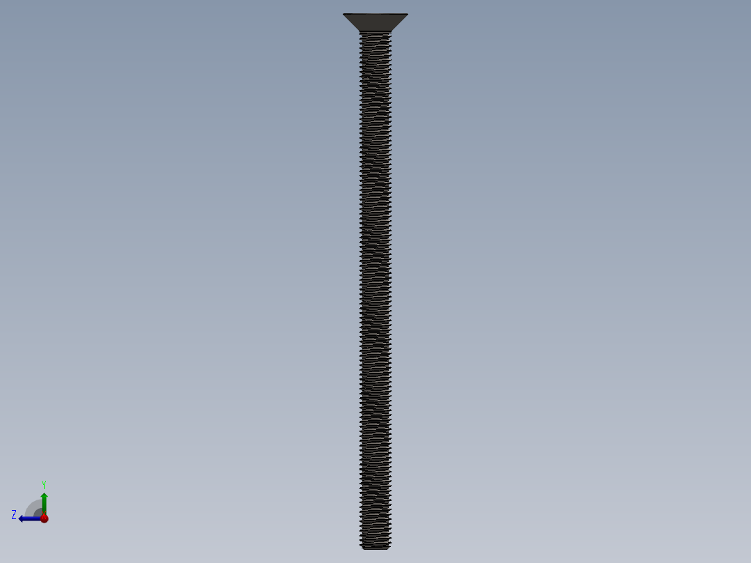 Screw_ISO_10642_M10x170_A2.SLDPRT右视图