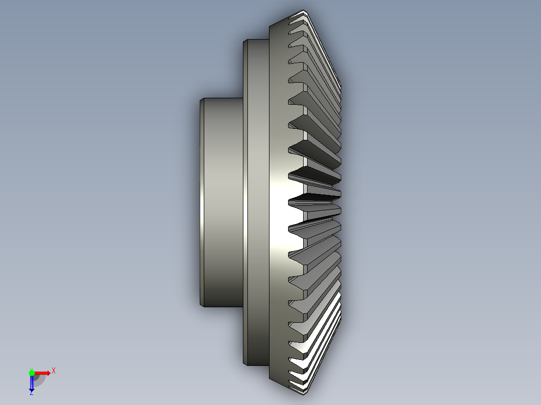 直锥齿轮俯视图