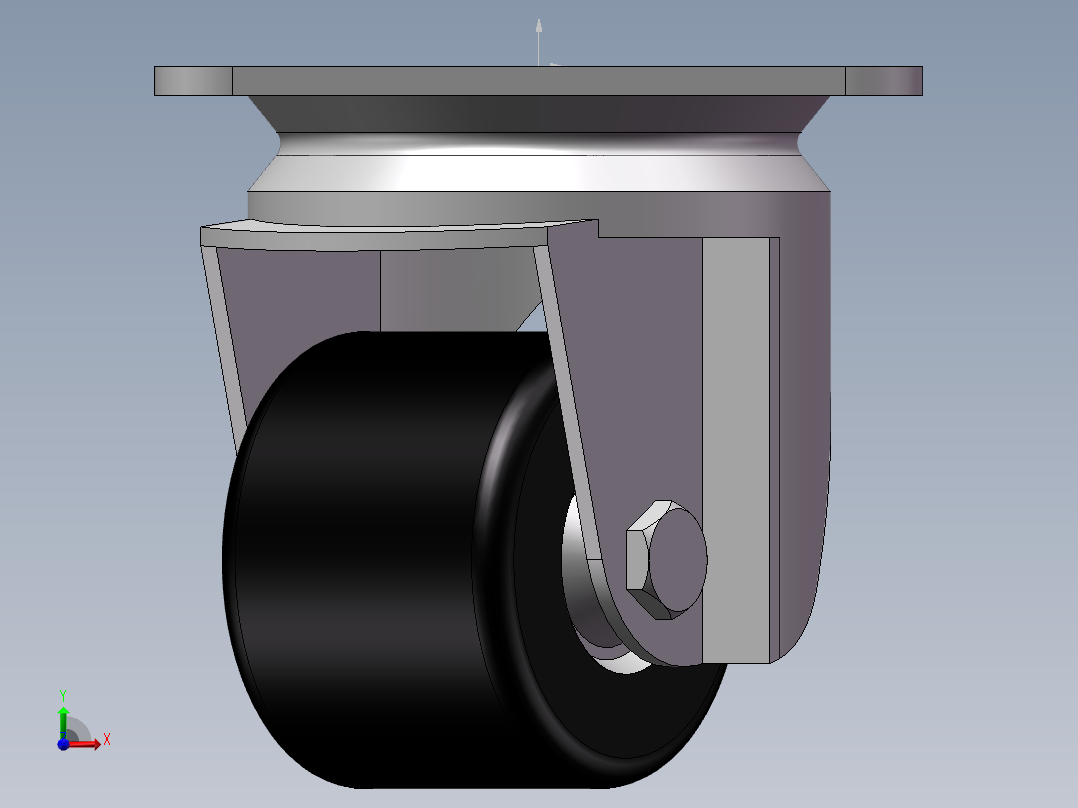 脚轮 米思米 CKZJ50-H前视图