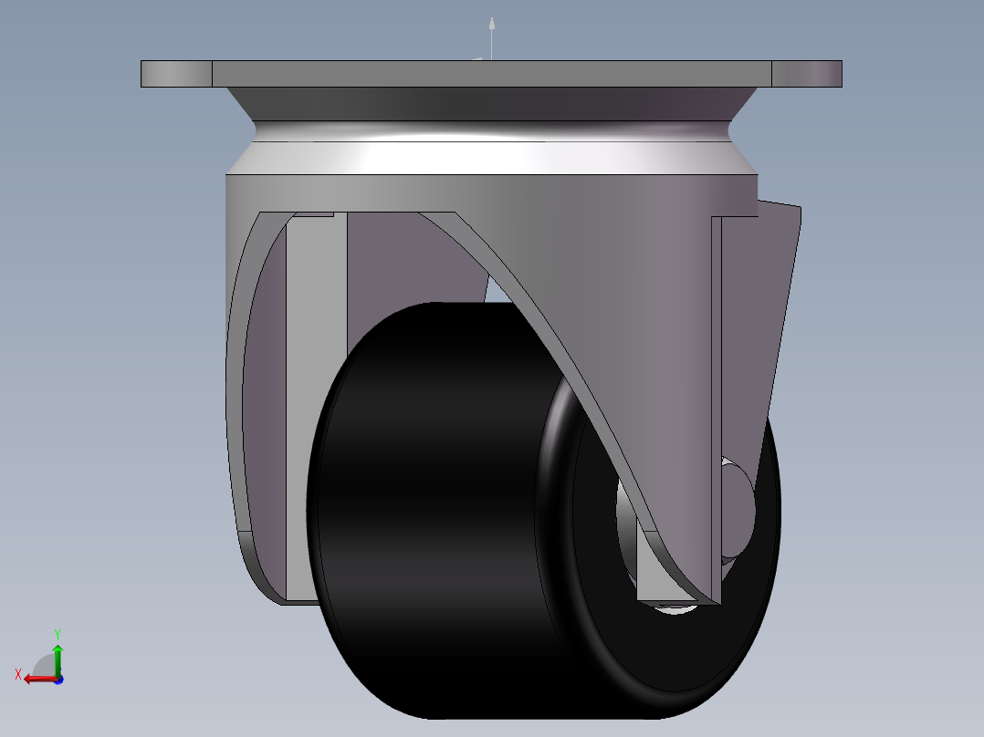 脚轮 米思米 CKZJ50-H后视图