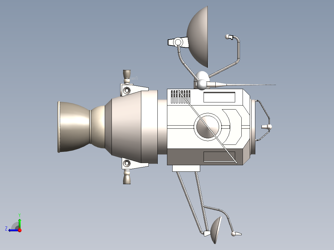 卫星、空间站(31)右视图