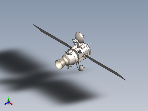 卫星、空间站(31)正等轴测缩略图
