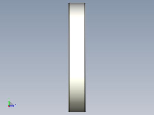 完整的公制6000，开放式轴承库SolidWorks和Step模型左视缩略图