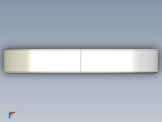 完整的公制6000，开放式轴承库SolidWorks和Step模型俯视缩略图
