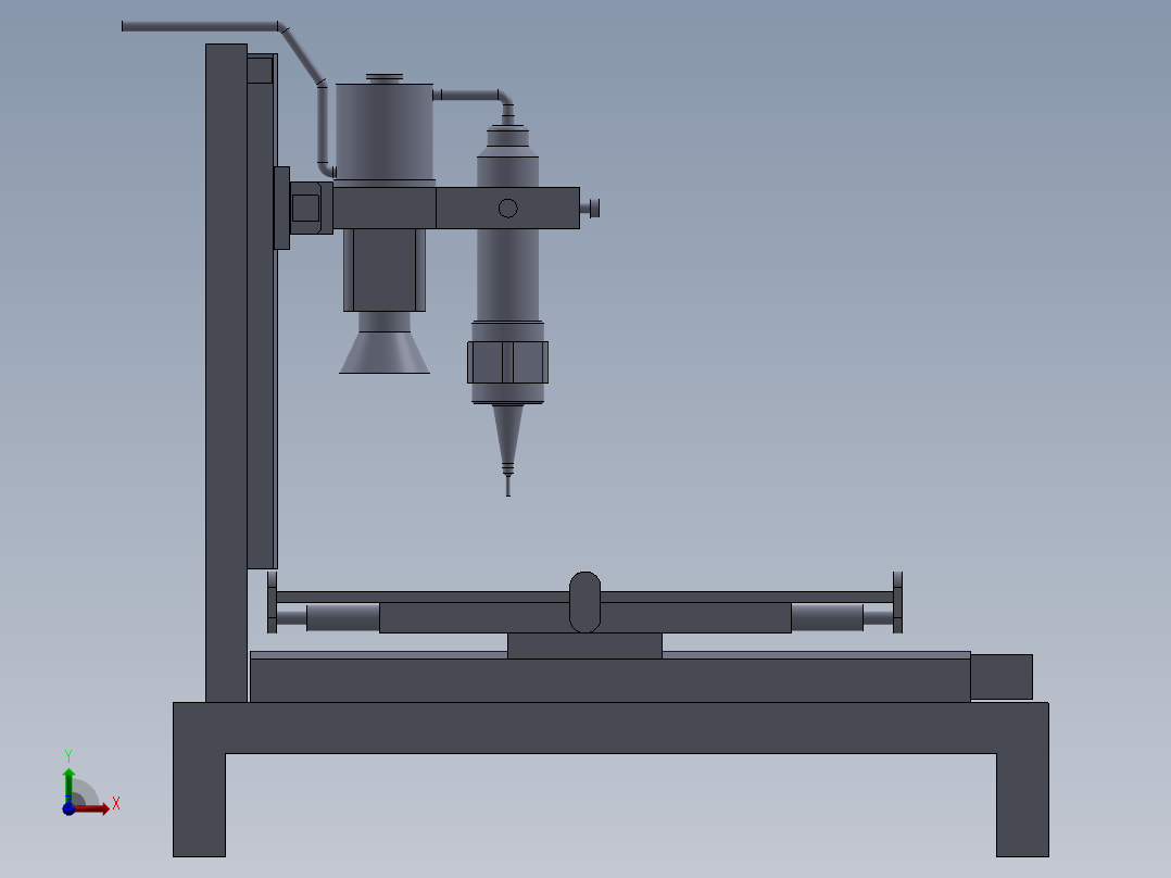 背板点胶机前视图