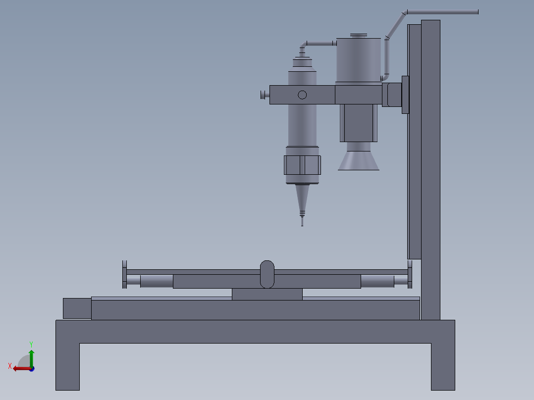 背板点胶机后视图