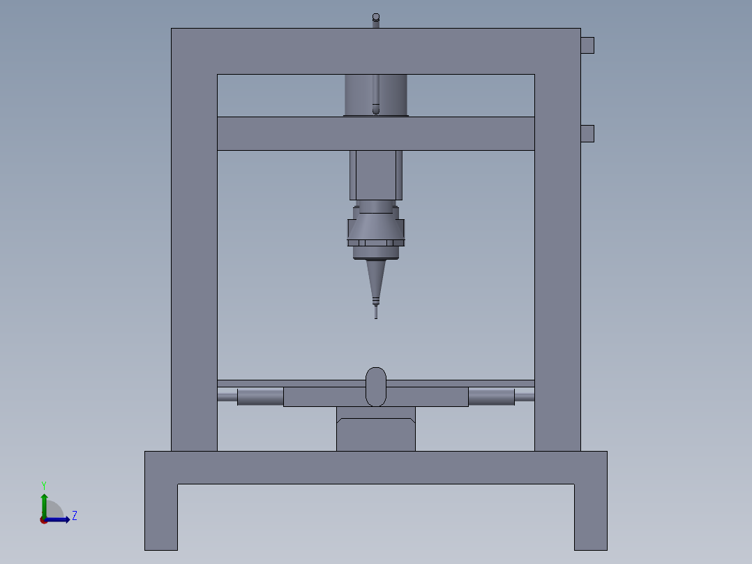 背板点胶机左视图