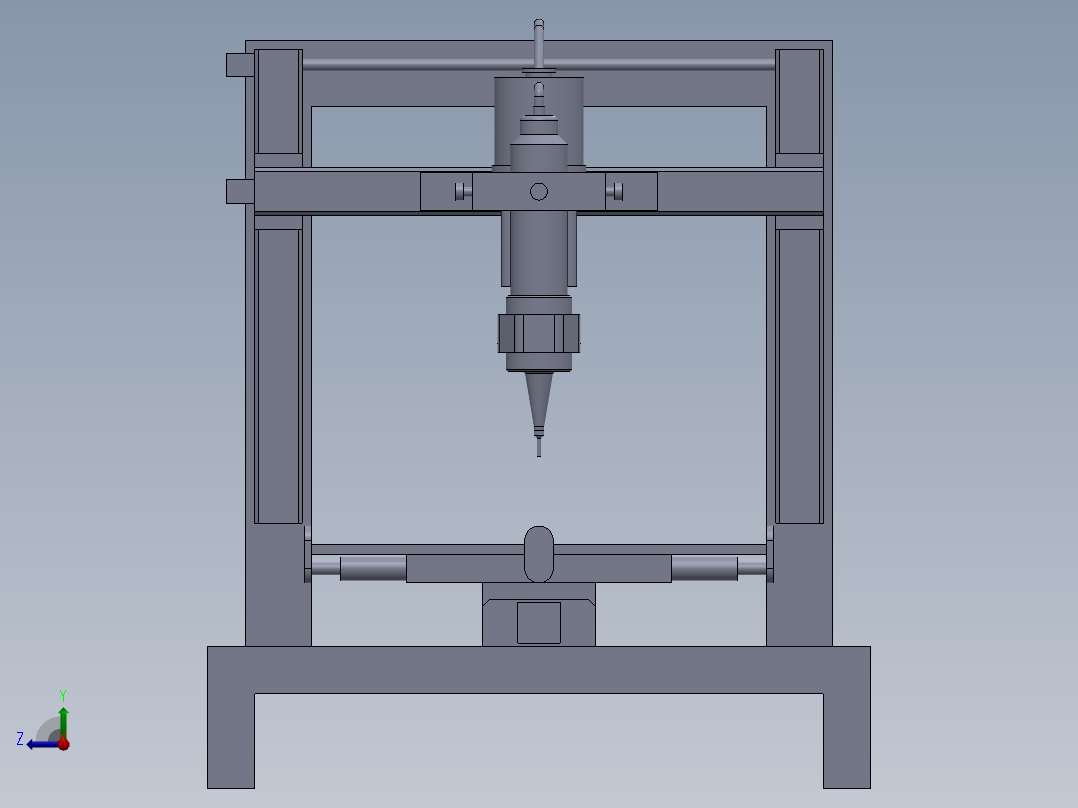 背板点胶机右视图