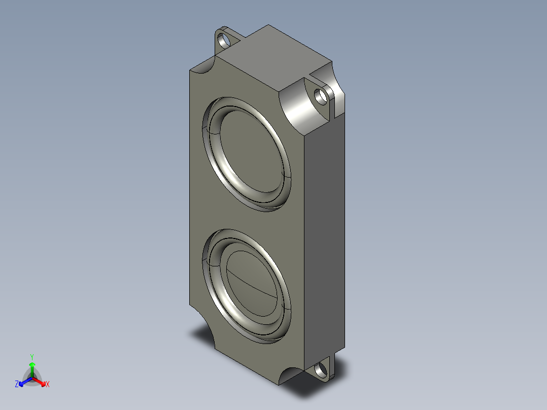 WaveShare 14扬声器正等轴测图