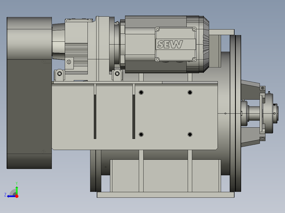A0003840-旋转活塞喂料机 RV-500-SQ-M右视图