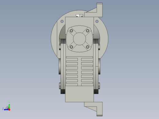 VPVDKO120-20-22KW变频电机带编码器A右视缩略图