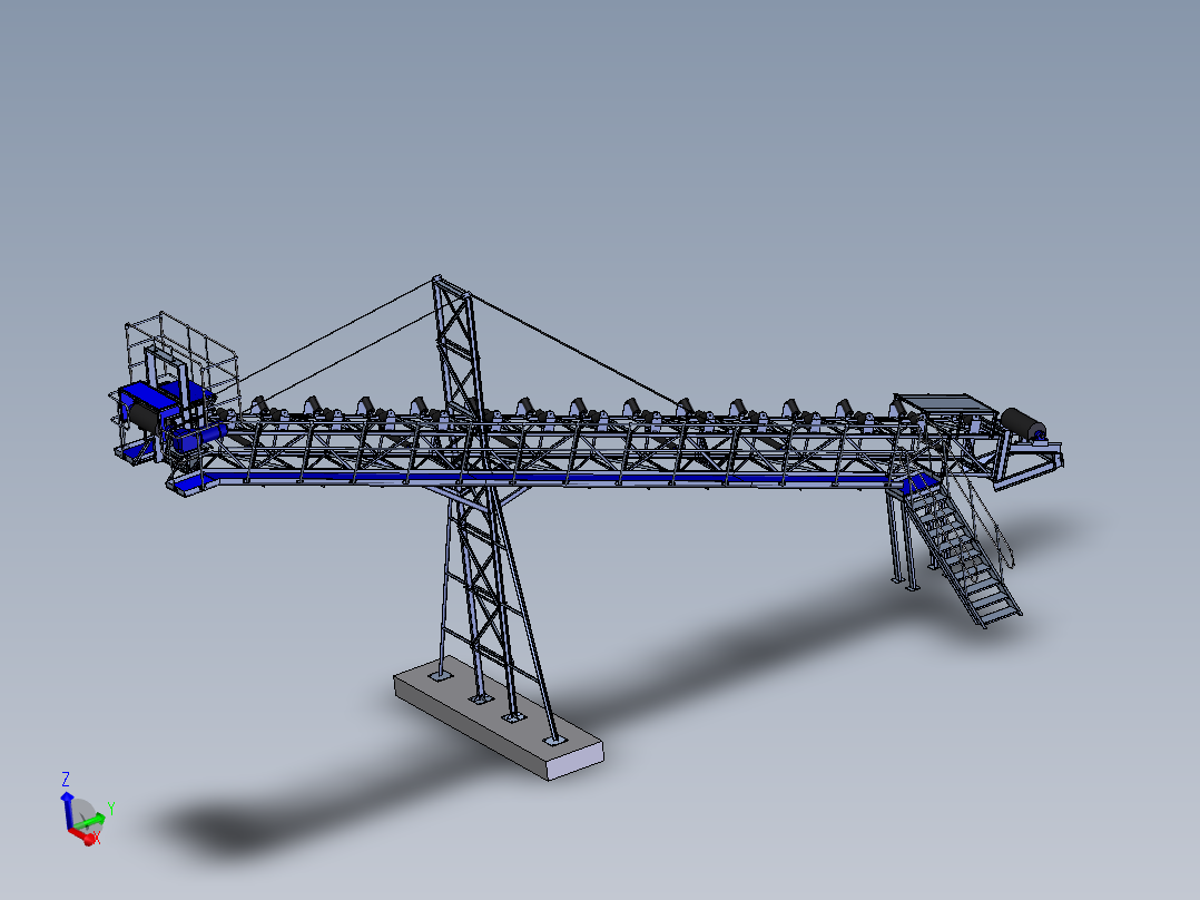20米格构式输送机   step
