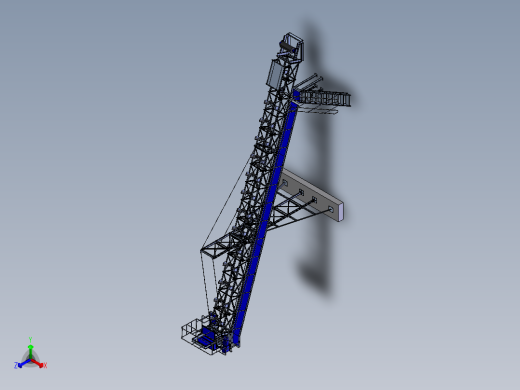 20米格构式输送机   step正等轴测缩略图