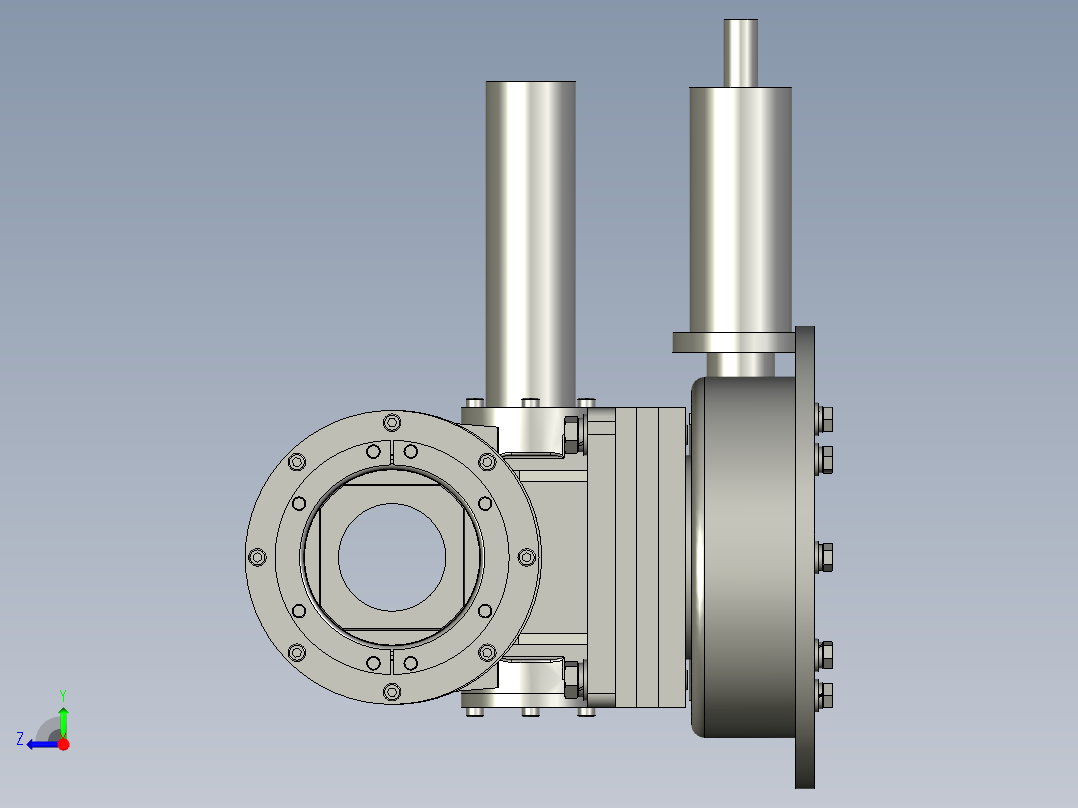 XTD01双回转组件右视图
