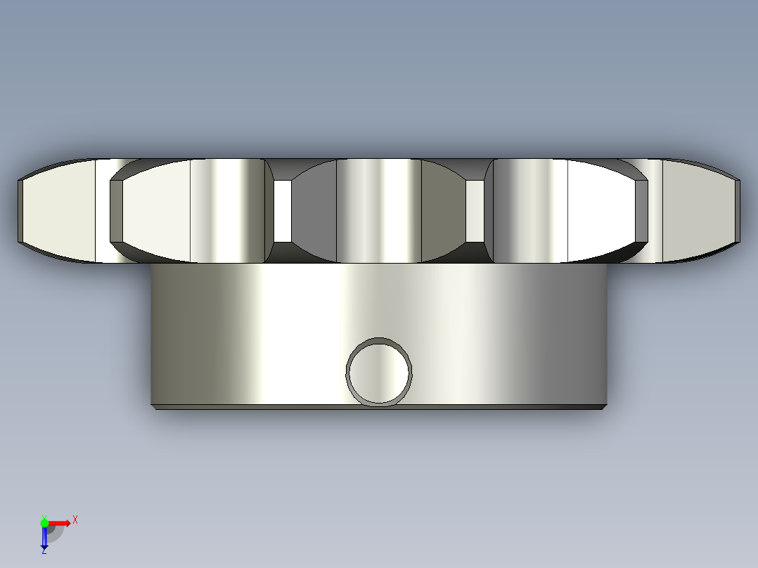 齿轮VLK02-60-12-D25俯视图