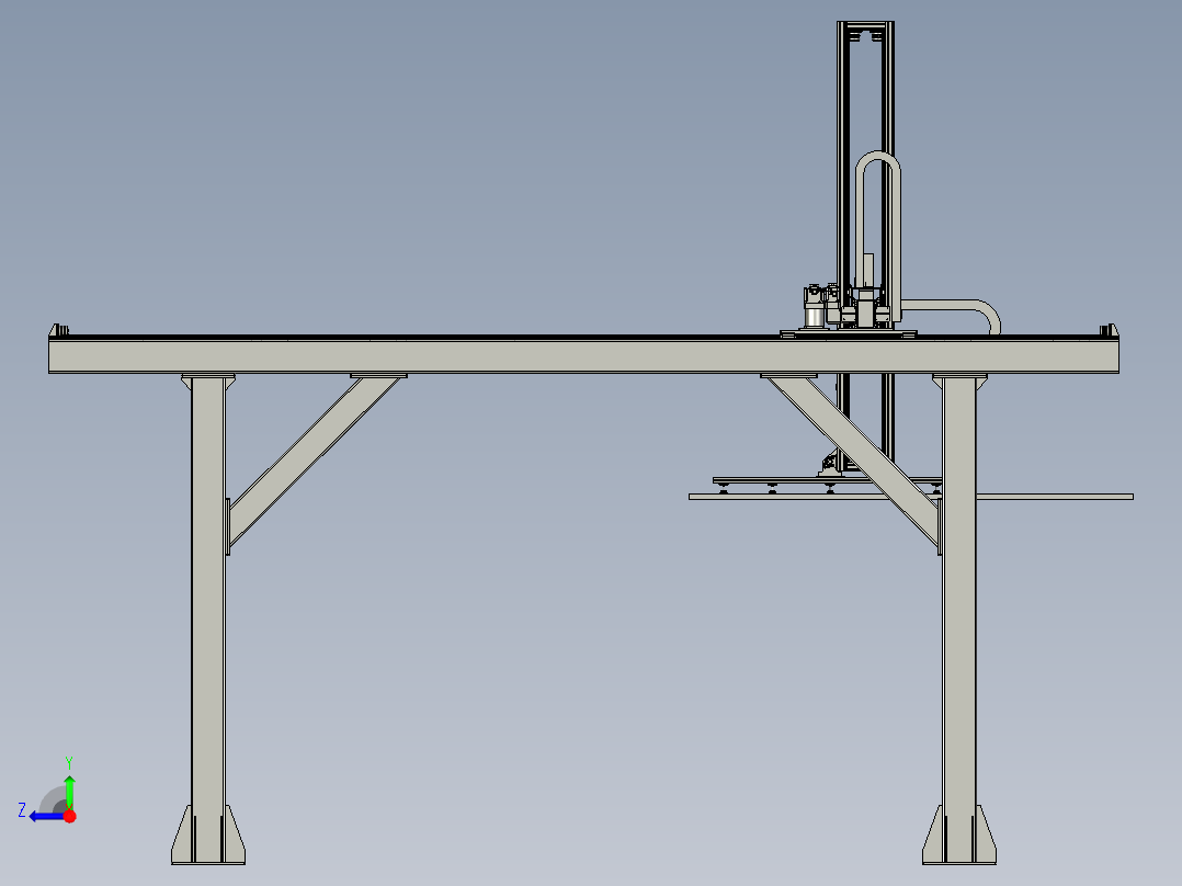 CC桁架机械手右视图