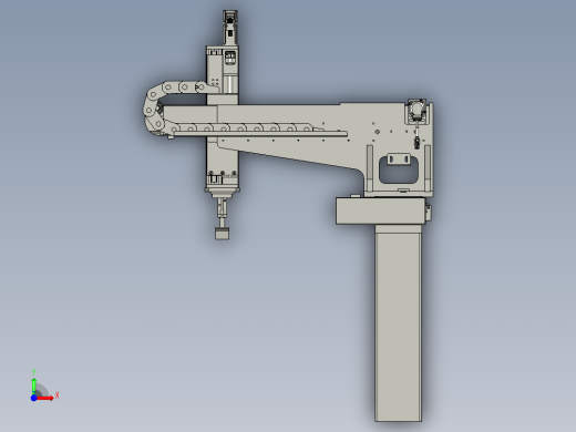 成品下料机械手部分前视缩略图