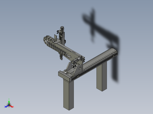 成品下料机械手部分正等轴测缩略图