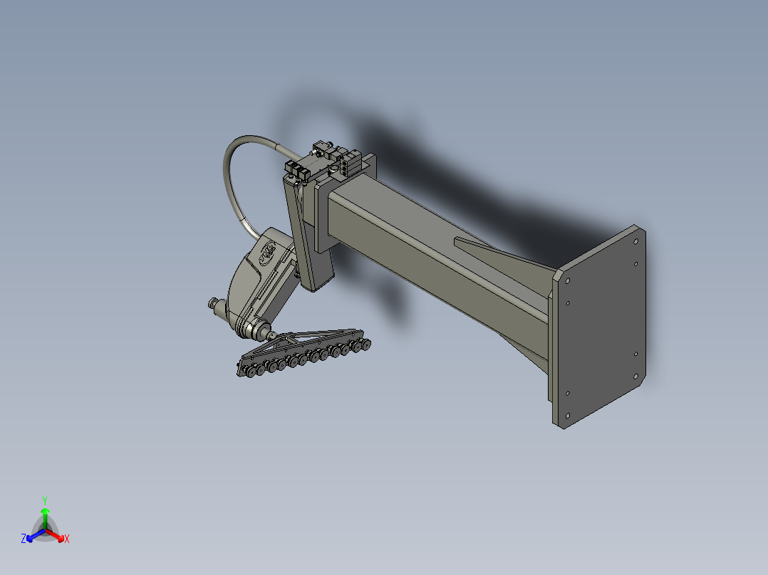 撕膜机器人末端执行器主视图