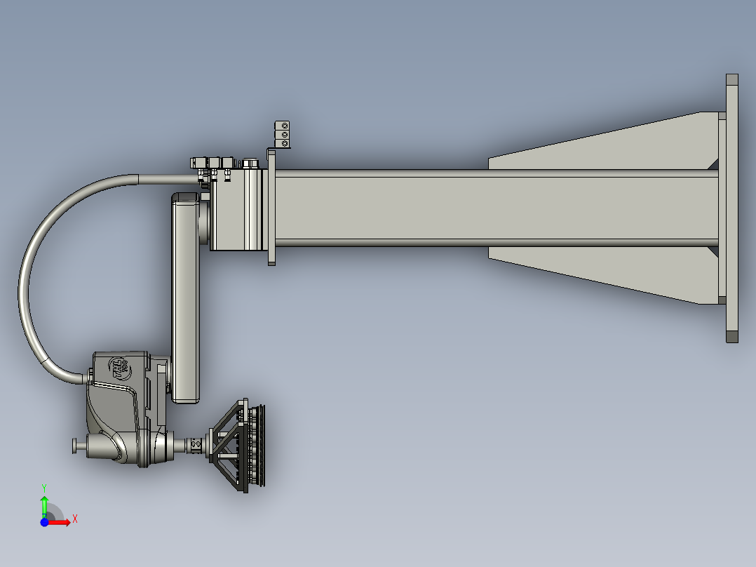 撕膜机器人末端执行器前视图