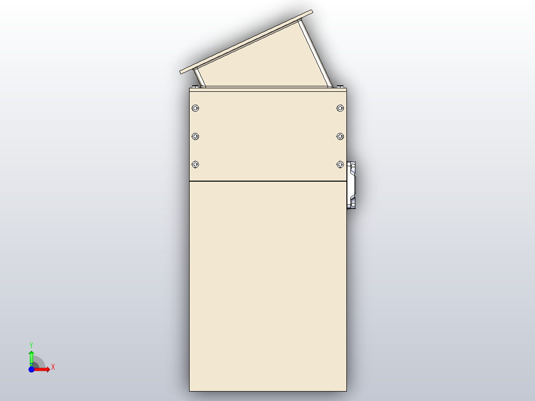 无轴螺旋输送机前视图