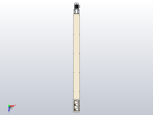 无轴螺旋输送机俯视缩略图