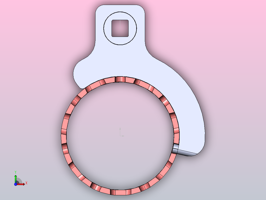 专用扳手前视图