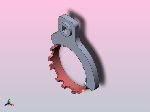 专用扳手正等轴测缩略图